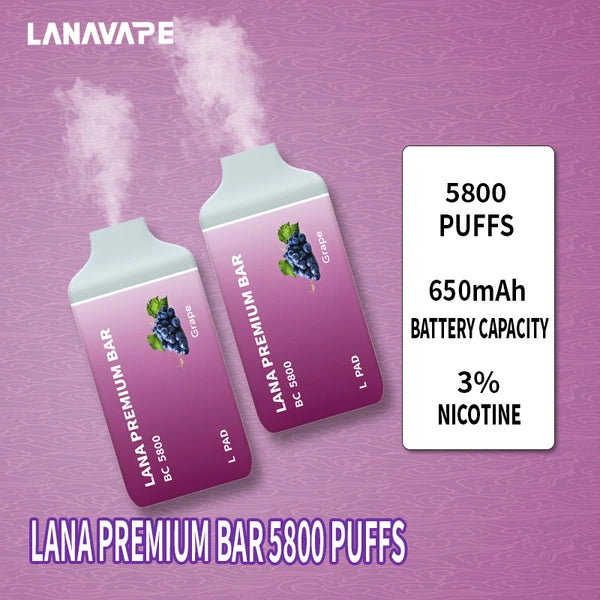 Lana Premium Bar 5800 Puffs