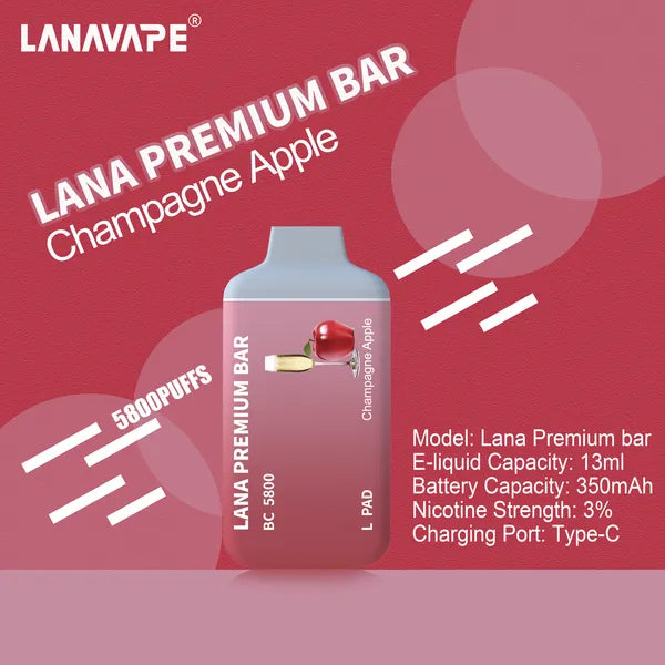 Lana Premium Bar 5800 Puffs
