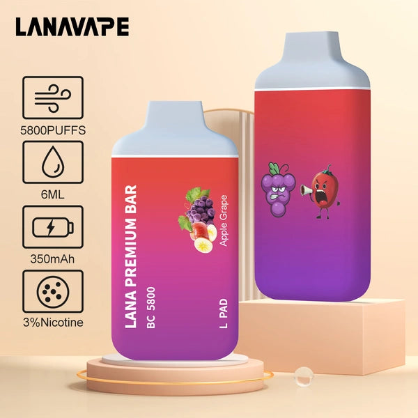 Lana Premium Bar 5800 Puffs