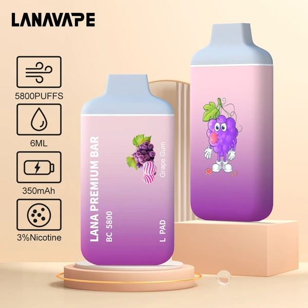 Lana Premium Bar 5800 Puffs
