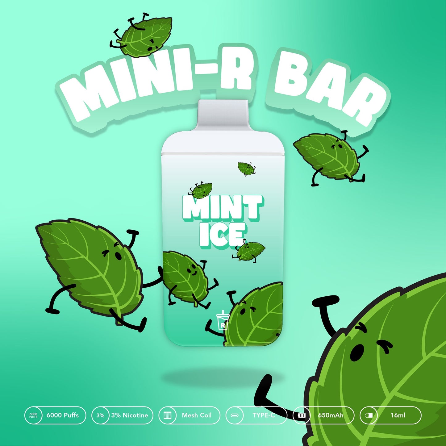 Mini Bar 6000 Puffs