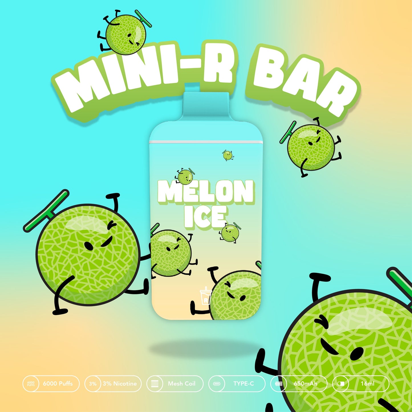 Mini Bar 6000 Puffs