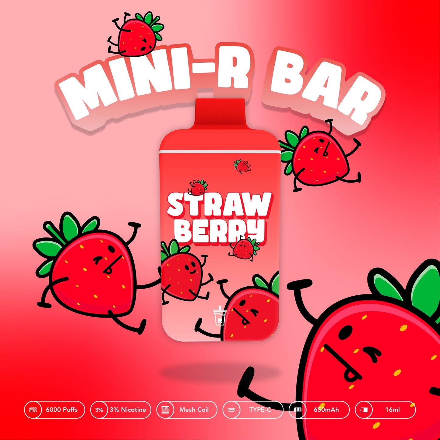 Mini Bar 6000 Puffs