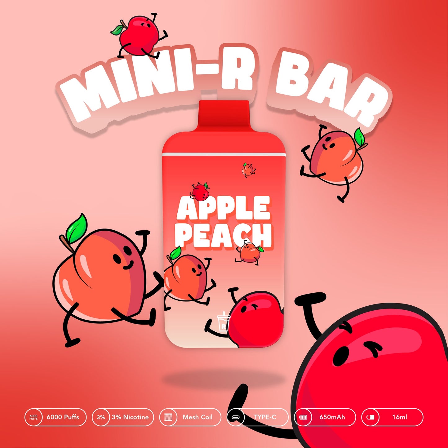 Mini Bar 6000 Puffs