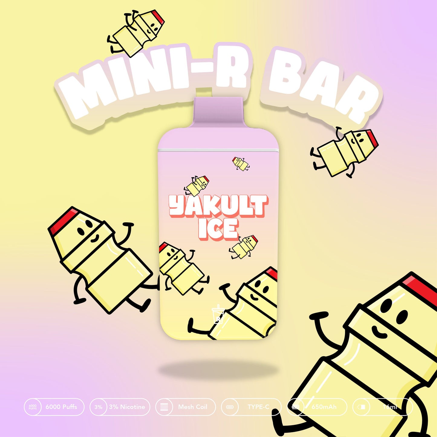 Mini Bar 6000 Puffs