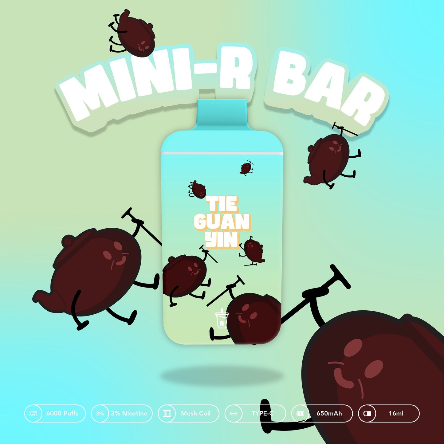 Mini Bar 6000 Puffs