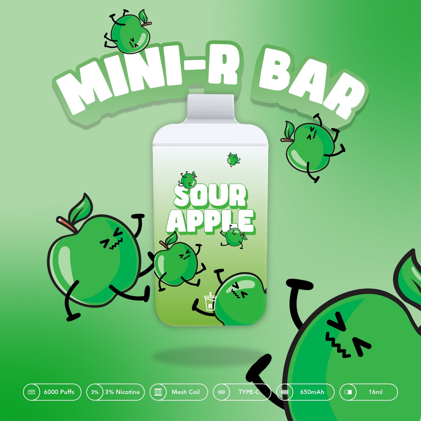 Mini Bar 6000 Puffs