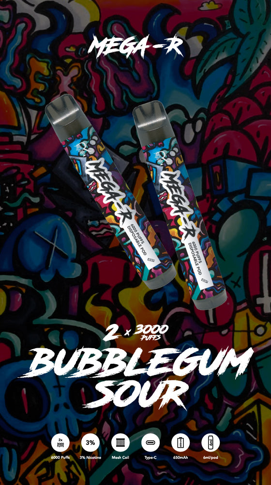Mega R 3000 Puffs