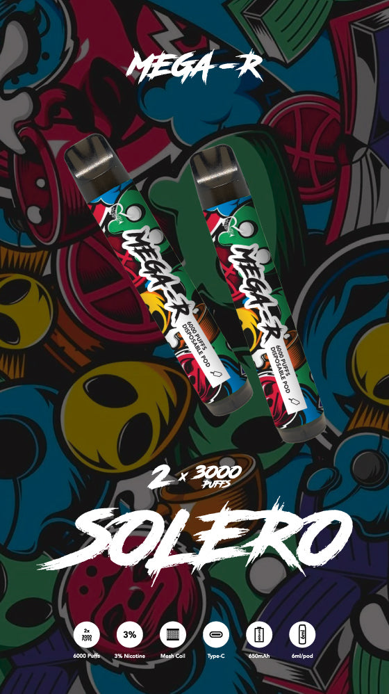 Mega R 3000 Puffs