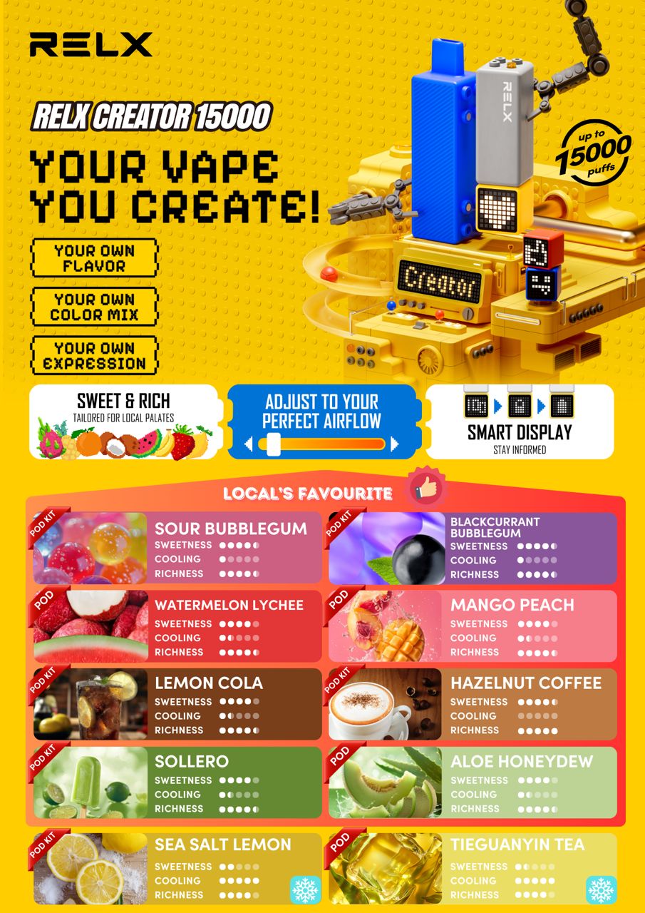 RELX CREATOR 15000 PUFF