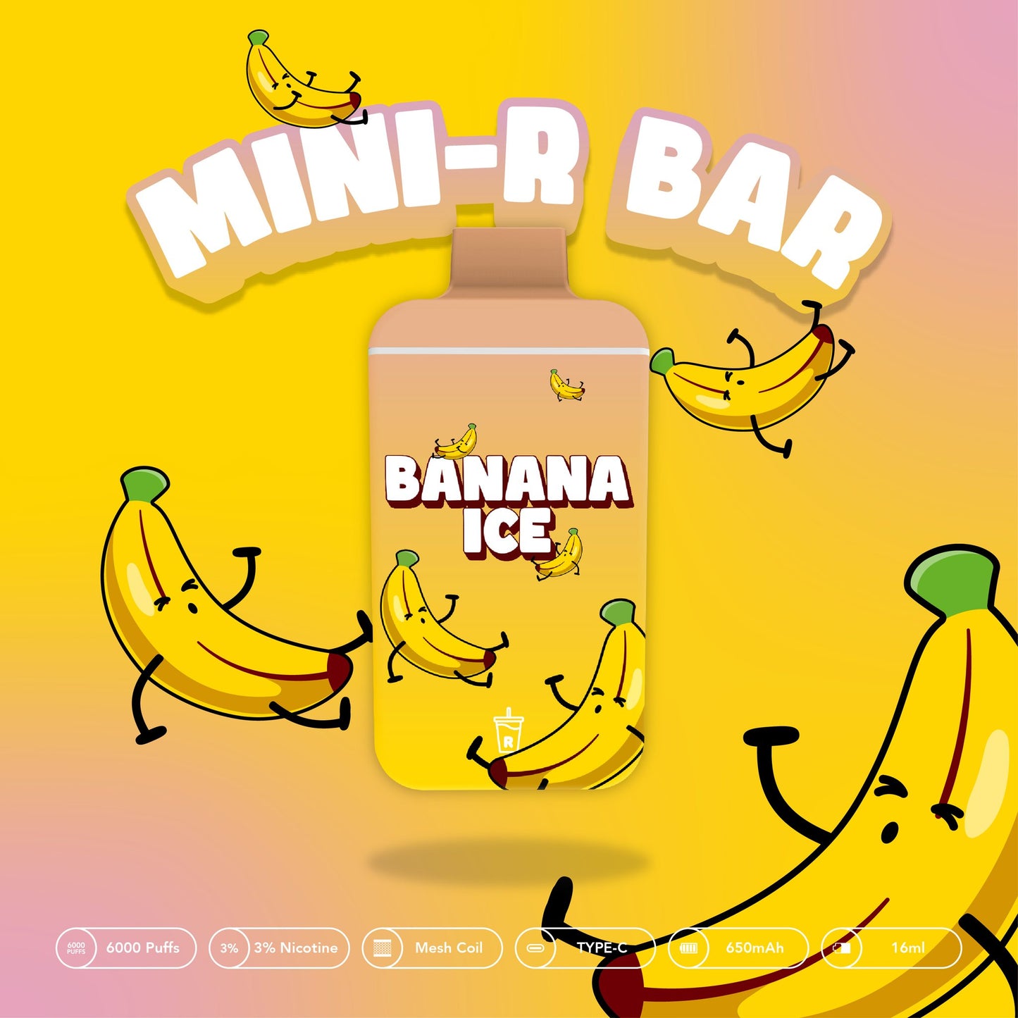 Mini Bar 6000 Puffs