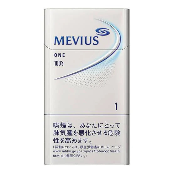 Mevius One 100S Box [Tar: 1mg, Nicotine: 0.1mg]