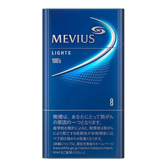 Mevius Lights 100S Box [Tar: 8mg, Nicotine: 0.7mg]