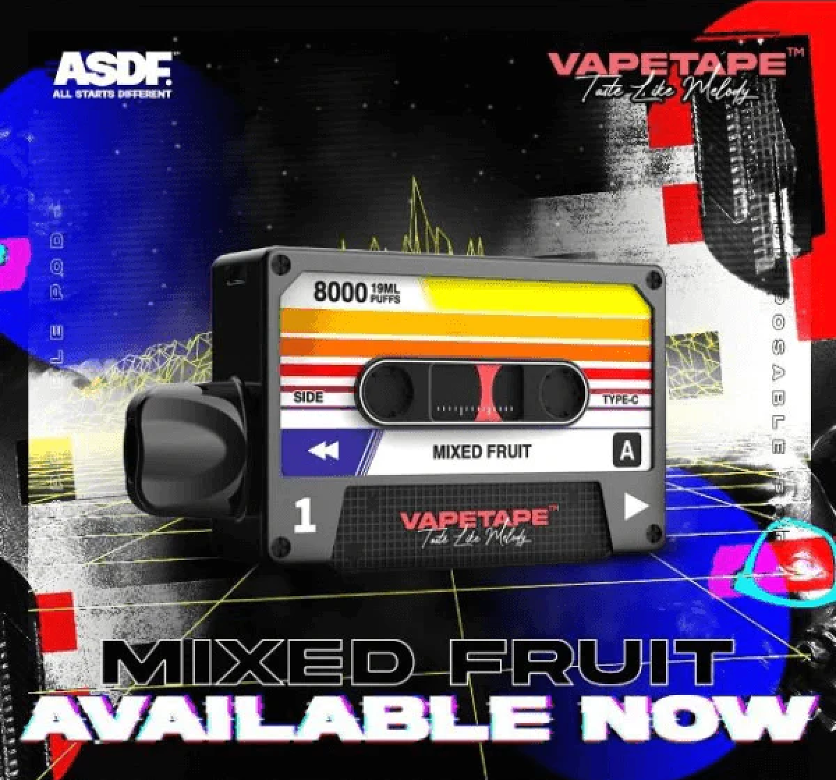 Vapetape 8000 Puffs